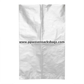 Sacchetti industriali impermeabili del di alluminio/borse d'imballaggio del alluminio dell'argento con la chiusura lampo