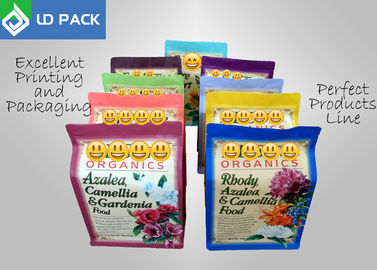 L'arcobaleno d'imballaggio ri- del sacchetto di plastica di Closeable colora l'uso del fertilizzante organico