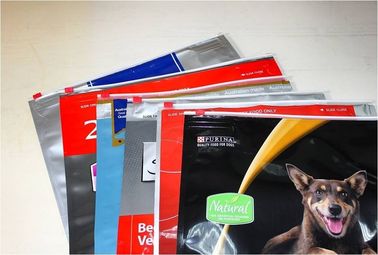 Il cursore di plastica amichevole della chiusura lampo di Eco insacca l'imballaggio a secco dell'alimento per animali domestici