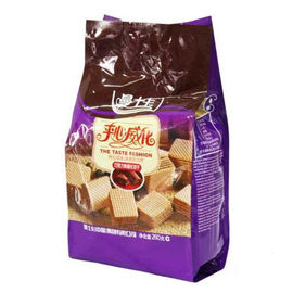 Sacchetti di plastica flessibili dell'alimento del rinforzo del lato dell'imballaggio della guarnizione del quadrato per i biscotti