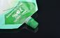 L'imballaggio liquido normale del sacchetto 150ml sta su verde con l'ugello