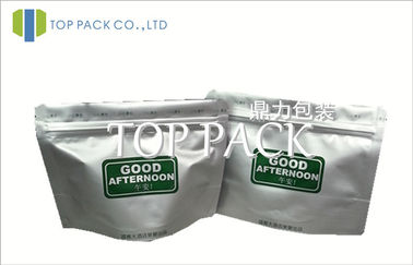 Il di alluminio sta sui sacchetti dell'alimento con la chiusura lampo 80micron - 200micron
