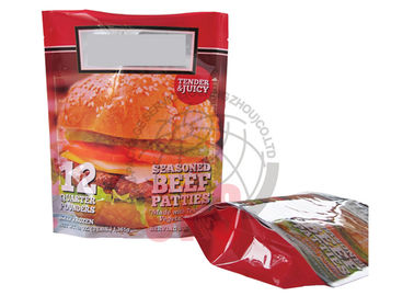 Bancarella di hamburger sulla certificazione laterale della prova ISO14000 dell'acqua della guarnizione del sacchetto 3 della chiusura lampo