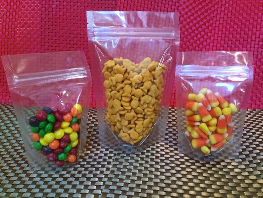 L'ANIMALE DOMESTICO del PE di plastica ha laminato chiaramente sta sul sacchetto 250g 300g 500g per Candy/polvere