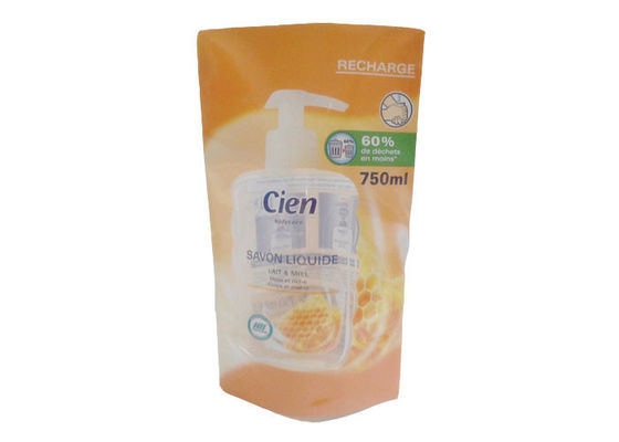 il supporto di cura personale 750ml sul lato inferiore del rinforzo tre dei sacchetti ha sigillato