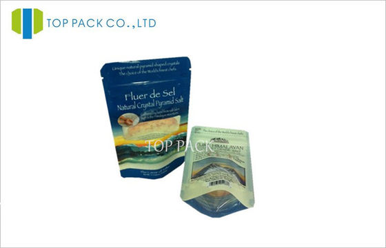 La serratura dello zip di plastica sta sull'ANIMALE DOMESTICO dei sacchetti/PE, borsa del sale dei frutti di mare di colore pieno