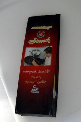 Borse d'imballaggio laminate del caffè materiale 1kg per caffè di recente arrostito