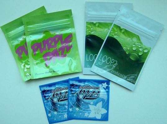 Borse riutilizzabili dello spuntino del polipropilene del commestibile di Customzied con la chiusura lampo, borsa a chiusura lampo della stagnola