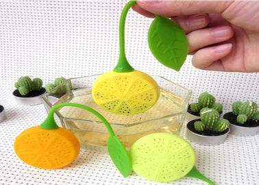 La cucina del silicone dell'isolamento termico foggia la bustina di tè del silicone del commestibile di a forma di limone