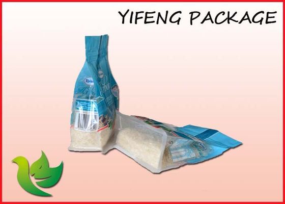 Sacchetto di carta del fondo piatto allineato plastica con la cima dello ZIP per frutta asciutta