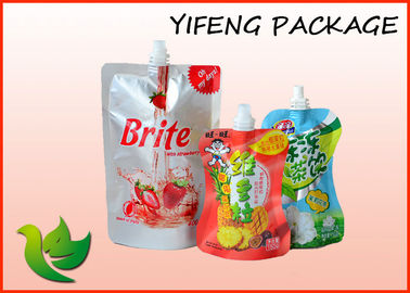 Borsa inferiore del sacchetto del succo del rinforzo, minestra liquida Packaing del succo di frutta