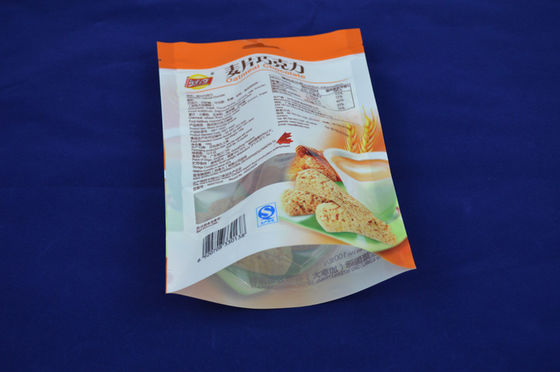 Il sacchetto su ordinazione dell'alimento di stampa che imballa/sta sui sacchetti a chiusura lampo