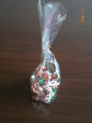 Chiari sacchetto di imballaggio per alimenti del cioccolato/borsa del regalo violoncello di Natale