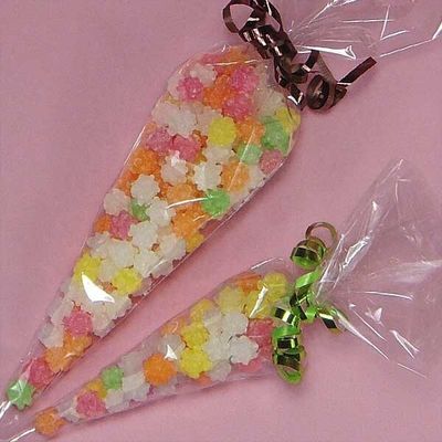 Borse piane del polipropilene della radura del produttore della Cina per Candy