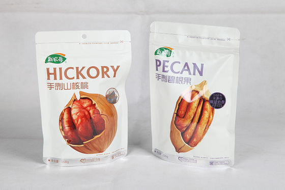 La piccola serratura di plastica dello zip insacca le borse d'imballaggio del caffè del sacchetto della carta kraft