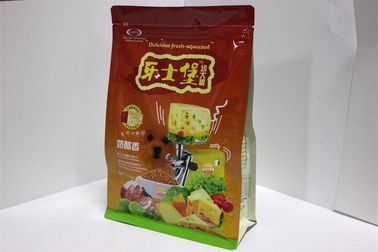 Sacchetto unico del fondo piatto di imballaggio per alimenti per cacao, biscotti, miscele della polvere