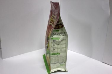 Sacchetto unico del fondo piatto di imballaggio per alimenti per cacao, biscotti, miscele della polvere